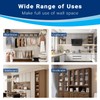 Hufopik 8 Pack Wire Shelf End Bracket, Designed for Closetmaid