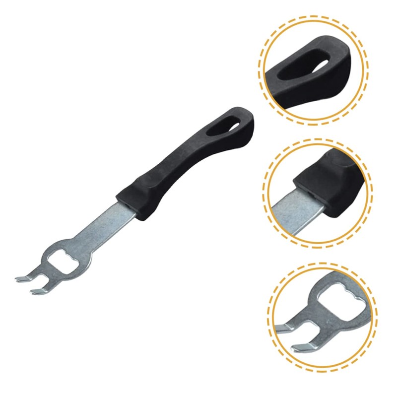 Sosoport Grill Plate Lifter Durable Stainless Steel Grate Clamp for