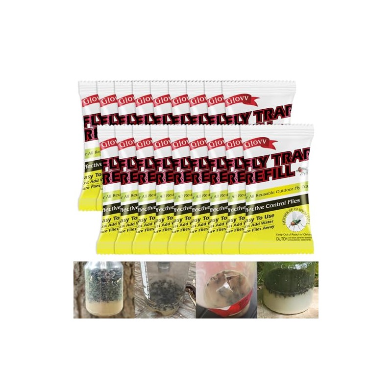 18 Pack Natural Fly Bait Refill, 18 * 30g Fly