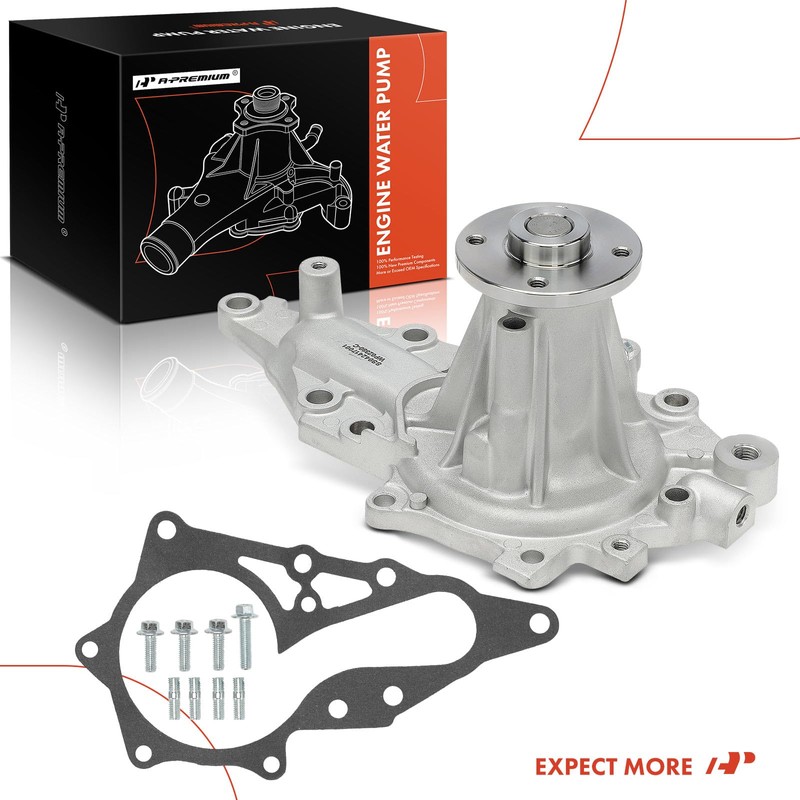 A-Premium Engine Water Pump with Gasket and O-Ring Compatible with