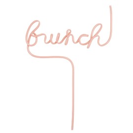 Santa Barbara Design Studio Sippin' Pretty Word Straw, 7.5 x 10.5-Inch, Brunch