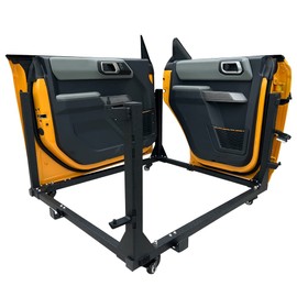 Vijay Sliding Door Storage Rack Removable Door Stand Cart Compatible with 2021-2025 Ford Bronco