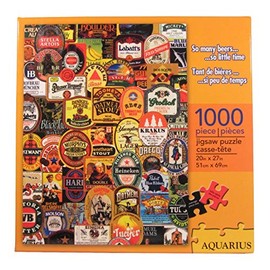 Aquarius 1000 Piece Puzzle - "So Many Beers...So Little Time"
