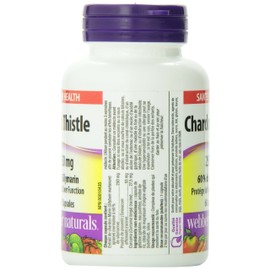 Webber Naturals Milk Thistle 60-Percent Silymarin Extract Capsule, 250mg