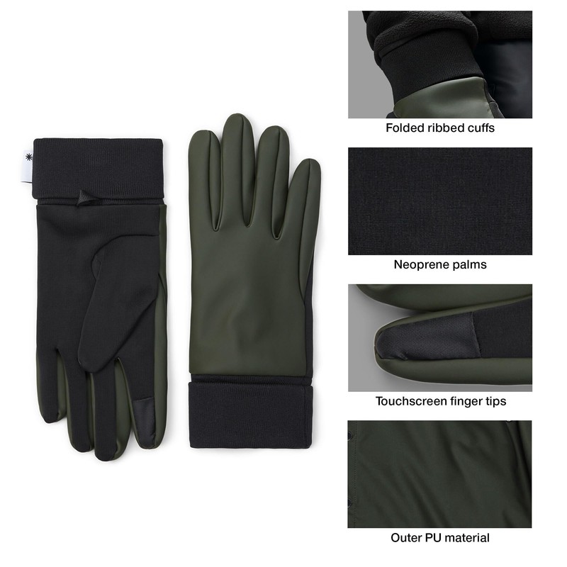 RAINS Gloves Green M