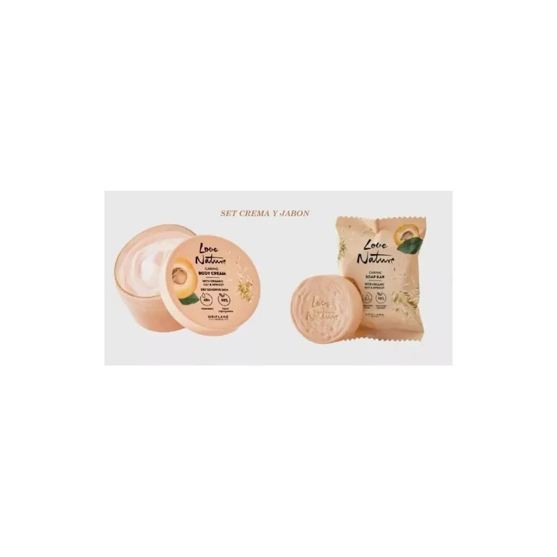 Set Jabón y Crema de Avena y Chabacano Oriflame Oat