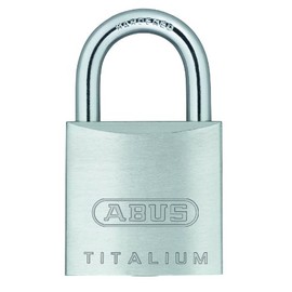 ABUS 64TI/25 Titalium™ Aluminum Alloy Padlock Keyed Different - Nano Protect Steel Shackle