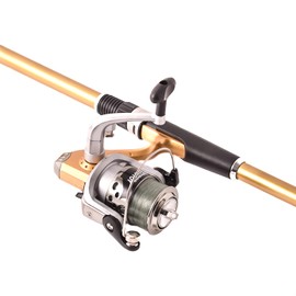 FIVE STAR Fishing Rod New Ocean Toy 300 Reel + Rod Set Fishing Tackle (Yellow)
