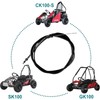 QYMOTO 73 inch Go Kart Throttle Cable Compatible with Coleman