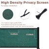 SUNNY GUARD 3'x16' Dark Green Balcony Privacy Screen Fence, Apartments