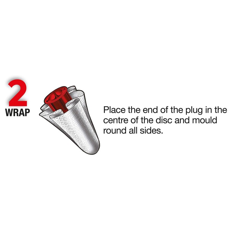 Wetnfix (20 Discs) - Fixing Wall Plugs Fast! No Need