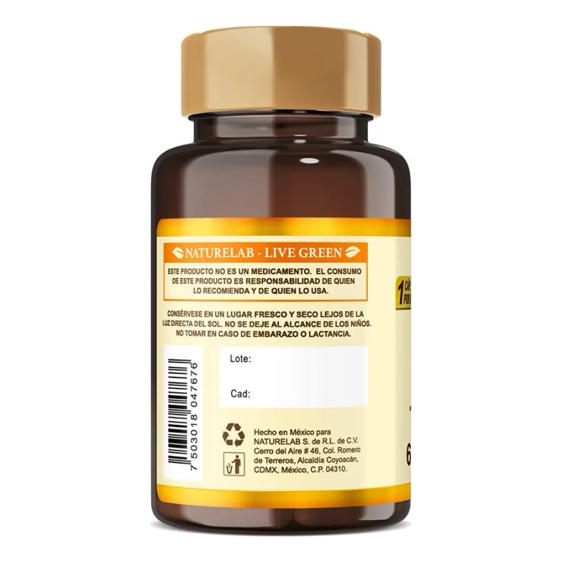 Ácido Fólico Vitamina Cápsulas Naturelab Sabor