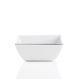 Charter Club Dinnerware, Grand Buffet Platinum Fine Line Square Cereal Bowl