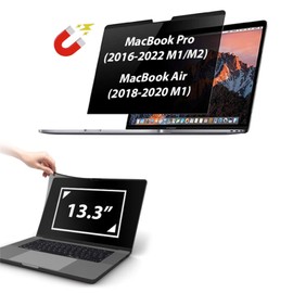 AJPARTS UK Privacy Screen for mac book Pro 13 Inch (2016-2022, M1, M2)/mac book Air 13 in(2018-2021, M1), Magnetic Removable Anti Blue Light Glare Filter Screen Protector for Mac Pro/Air 13.3inch