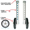 Top Glides Universal Walker Wheel Kit: 5 Inch Sport Wheels