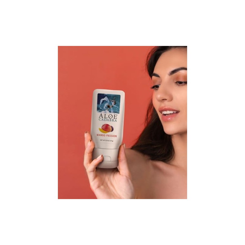 Lubricante personal con sabor a Aloe Cadabra, Mango, Paquete con
