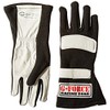 G-Force 4101MEDBK G5 Black Medium Junior Racing Gloves