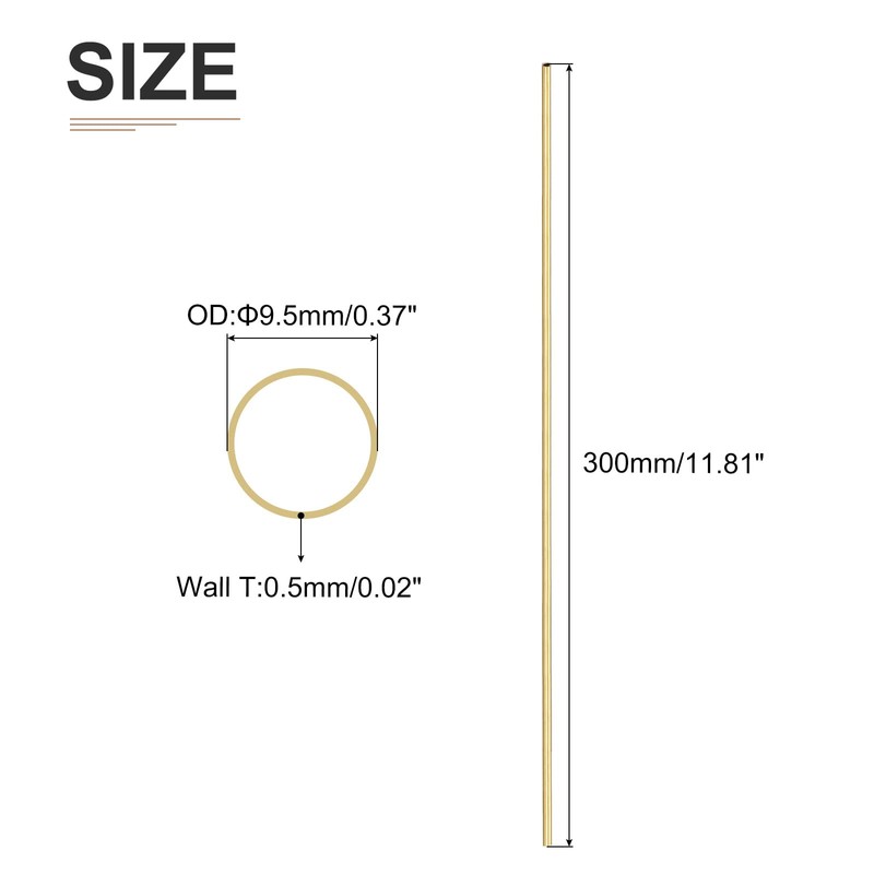 DTGN 9.5 mm x 0.5 mm x 300 mm (AD