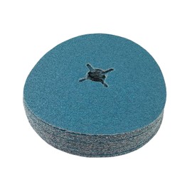 7" x 7/8" Zirconia Paper Slotted Edger Floor Sanding Discs (25 Pack, 80 Grit)