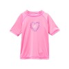 Kanu Surf Girls Rash Guard Shirt, Charlotte Pink,
