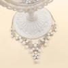 JunyiDIY Elegant Pearl Jewelry Set | 10mm White Plastic Pearl