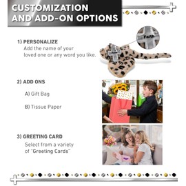 DolliBu Golden Stingray Stuffed Animal with Silver Cross and Personalization - Religious Stingray Plush Baptism Gifts, Dedication Christening Gifts Plush Prayer Toy Healing Teddy Bear - 15 Inches