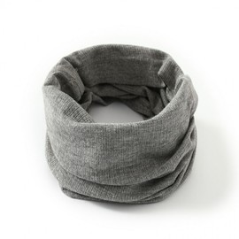 2025 Fashionable Couple's New Spring Cotton Knitted Neck Warmer Scarf for Women, 60cm Linen Yellow 3ea