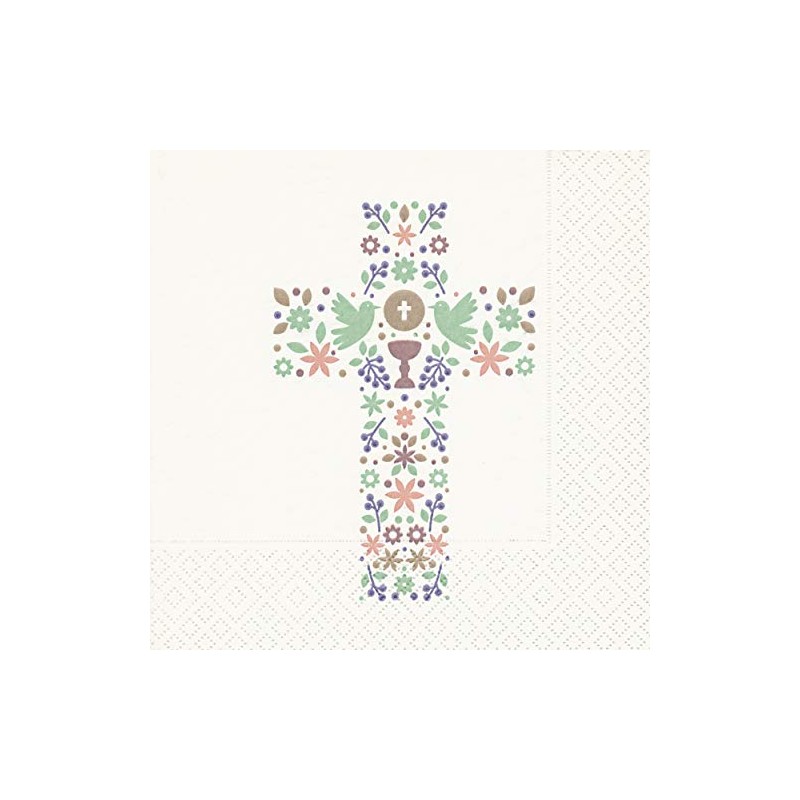 20 Napkins Religious Cross / Communion / Confirmation / Christening