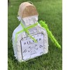 Jergrim White Tequila Bottle Piñata with Stick - 17.5" x