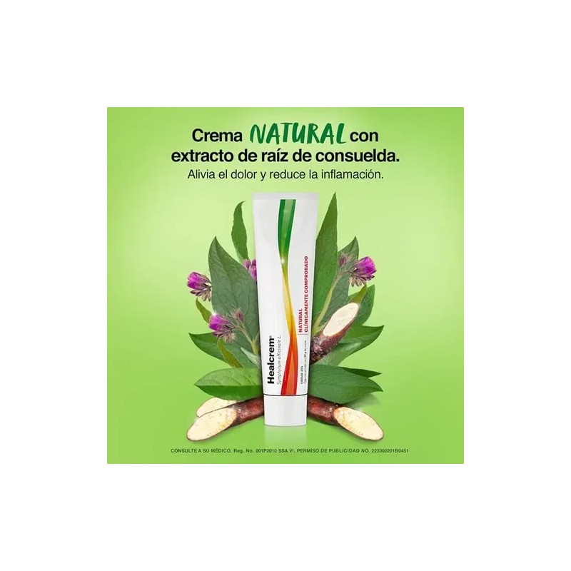 Crema Symphytum Officinale 35% De 50 G Healcrem