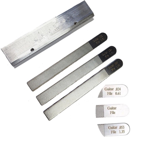 Unbranded 4PCS Guitar Nut Files Fret Crowning Slot Filing Luthier