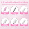 Cordless Electric Nail File with Safety Pause Function,FyndAna Portable Nail