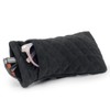 Face Shadow Double Eyeglasses Pouch Large Squeeze Top Microfiber Soft
