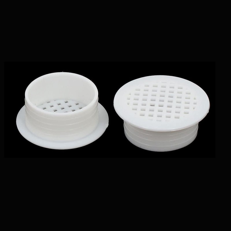 TOP-VIGOR 10 x 35mm Round Air Vent Covers Plastic Round