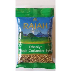 Rajah Dhaniya Whole Coriander Seeds 100g (Pack of 2)