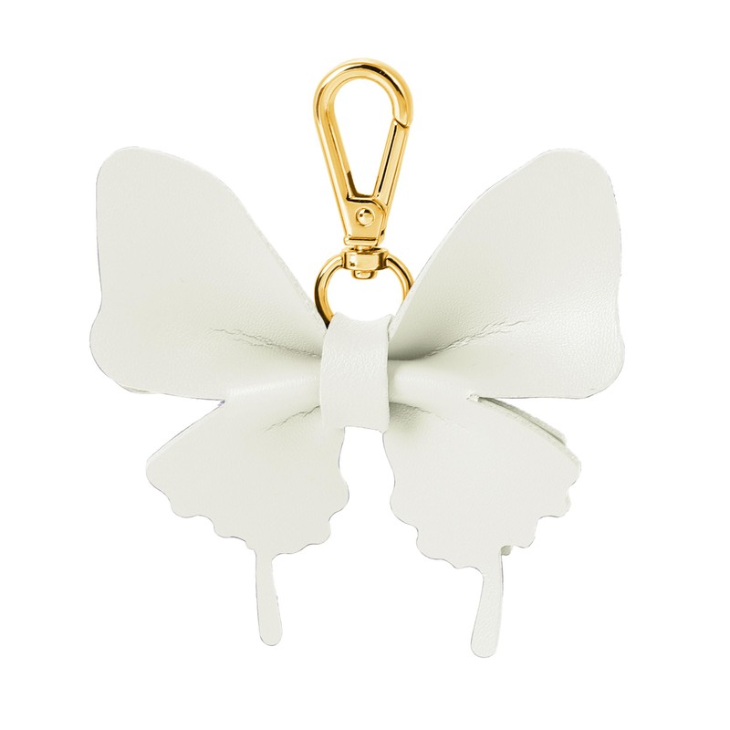 [tonecraft] 蝶々 バイカラー バッグチャーム シンプル バタフライ オーソドックス キーホルダー 人気 おしゃれ