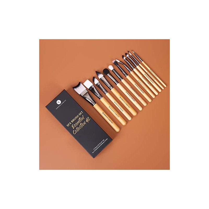 Set de brochas SFX de Narrative Cosmetics, Coleccin Esencial 2,