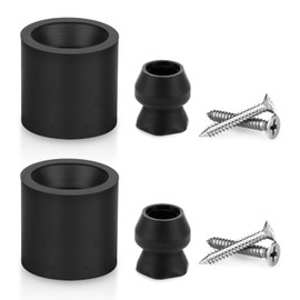 Ahuliao Trailer Door Holder Kit Low Profile Rubber Door Holder Bumper Fits RV Trailer - 2 Set