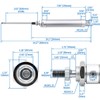 Heschen Pneumatic slim Air Cylinder MAL 25-100 PT1/8 port 25mm