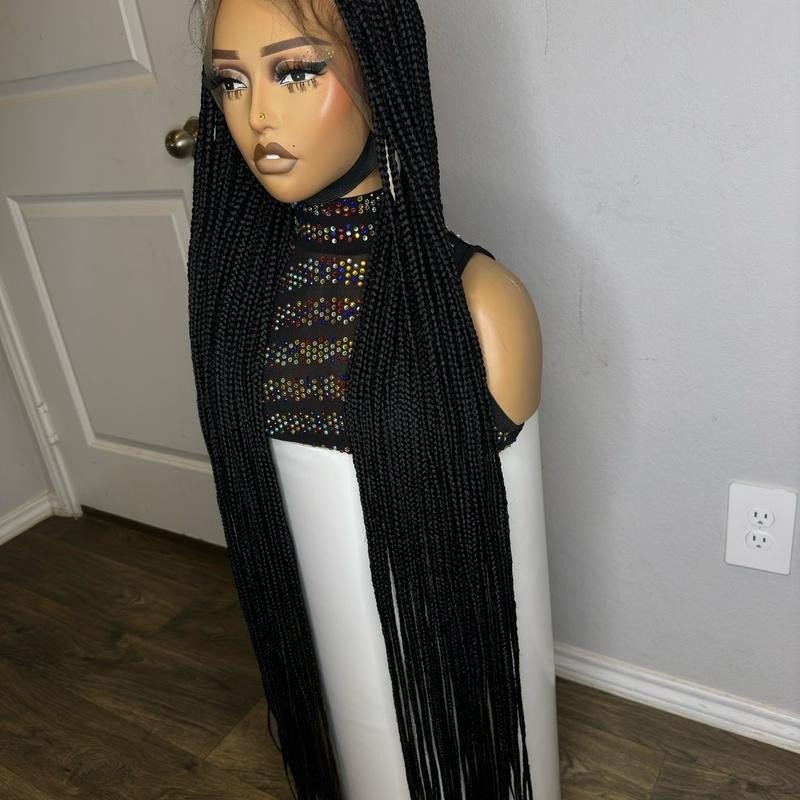 40 inches knotless braided wig