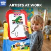 STEAM Life Large Art Easel for Kids, Double-Sided 4In1 Toddler