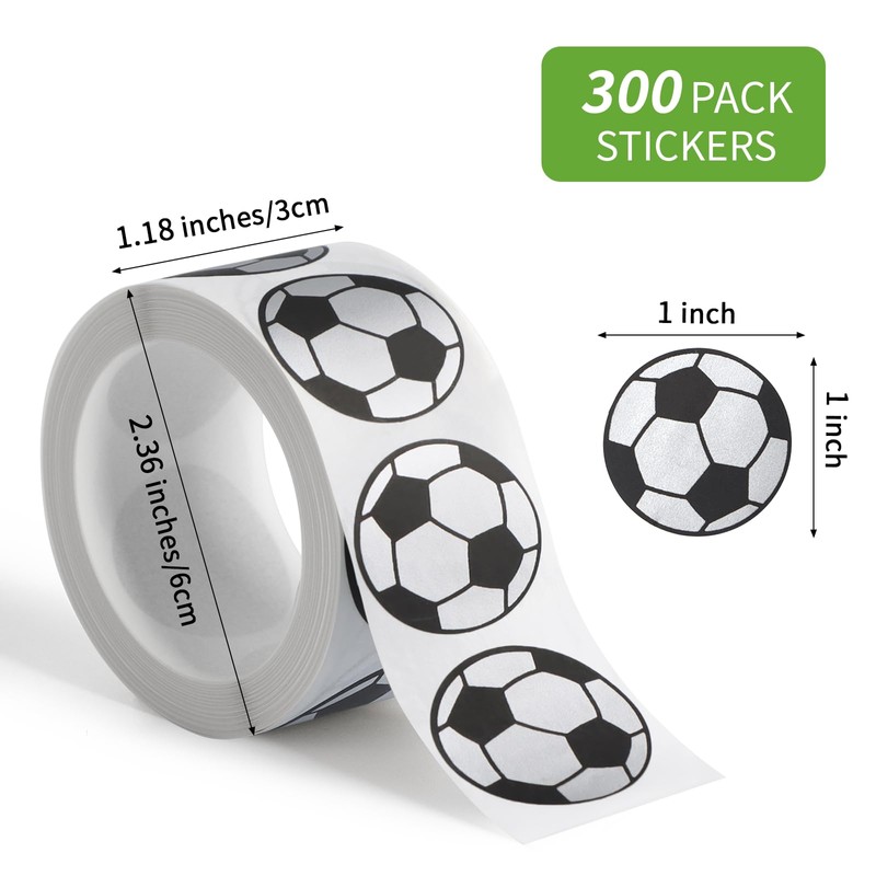 300 Pack Scratch Off Stickers, 1" Round Circle Scratch Off