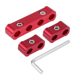 msd plug wire holders-Acouto 12Pcs Spark Plug Wire Separator,8mm 9mm 10mm Aluminum Alloy Engine Wire Divider(red)