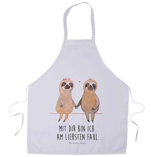 Mr. & Mrs. Panda Cooking Apron Sloth Couple Gift Sloth