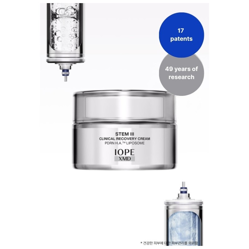 IOPE XMD Stem Ⅲ Clinical Recovery Cream 50ml Special Set
