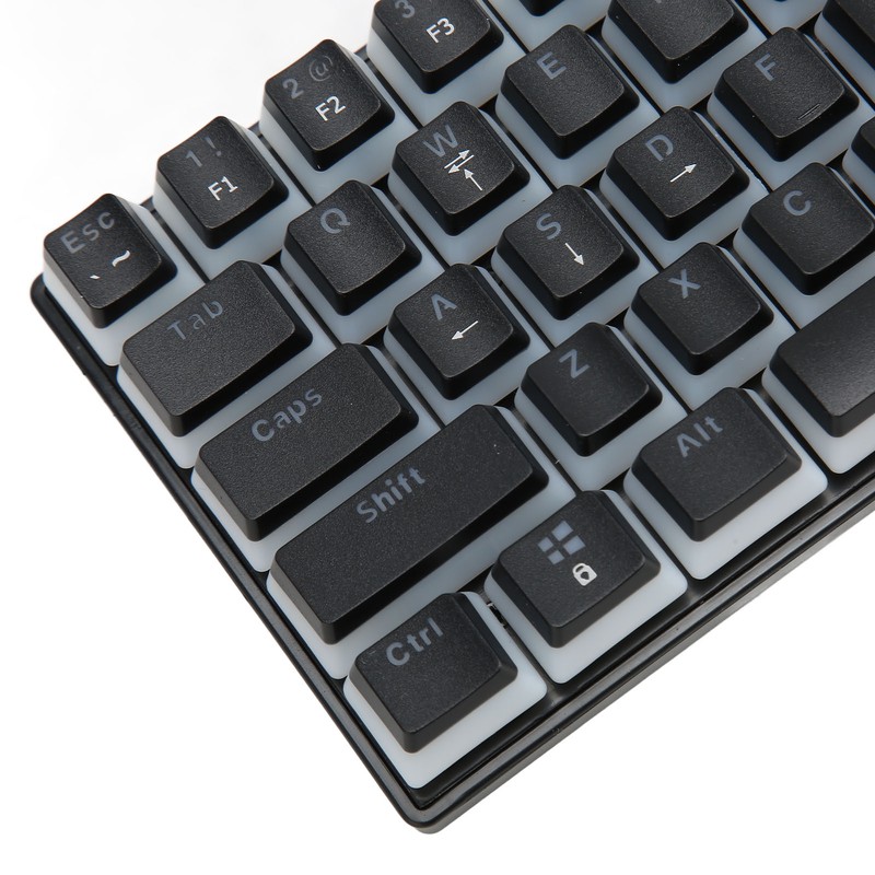 Mechanical Keyboard 61 Key RGB Lighting Blue Switch Ergonomic 60%