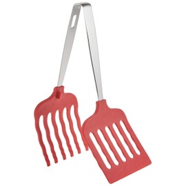 Tanabe Hardware Multi Grill Tongs, Medium, Red 2037