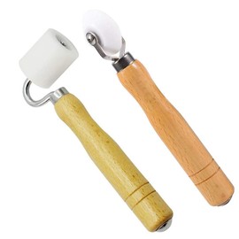 2Pcs Wallpaper Decorating Roller Flat Pressure Roller Internal External Corner Wallpaper Seam Roller Wallpaper Edge Seam Roller for Home Decorating