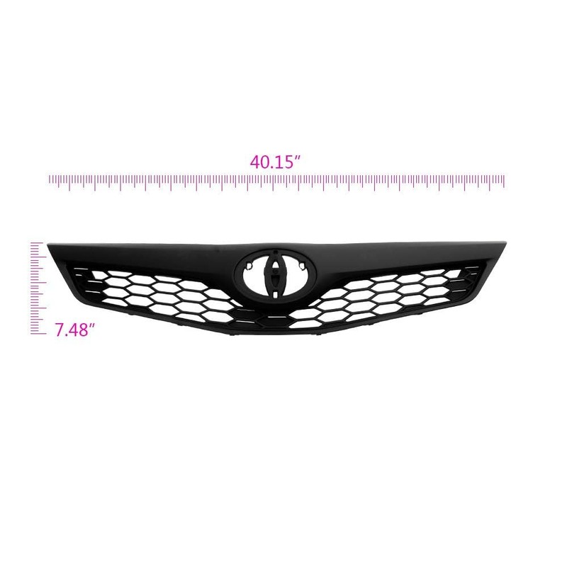 G-PLUS Front Upper Bumper Hood Grill Grille Assembly Compatible with
