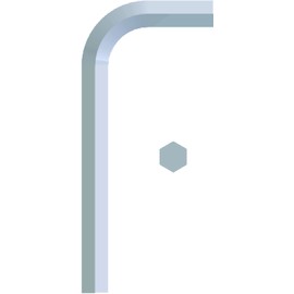 Eklind Tool 16116 1/4" Bright Short Hex-L Key Allen Wrench, Pack of 10
